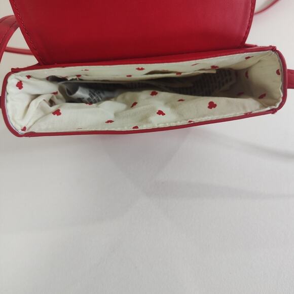 Disney Parks Minnie Mouse Red Bow Black Adjustable Strap Handbag - Picture 4 of 8